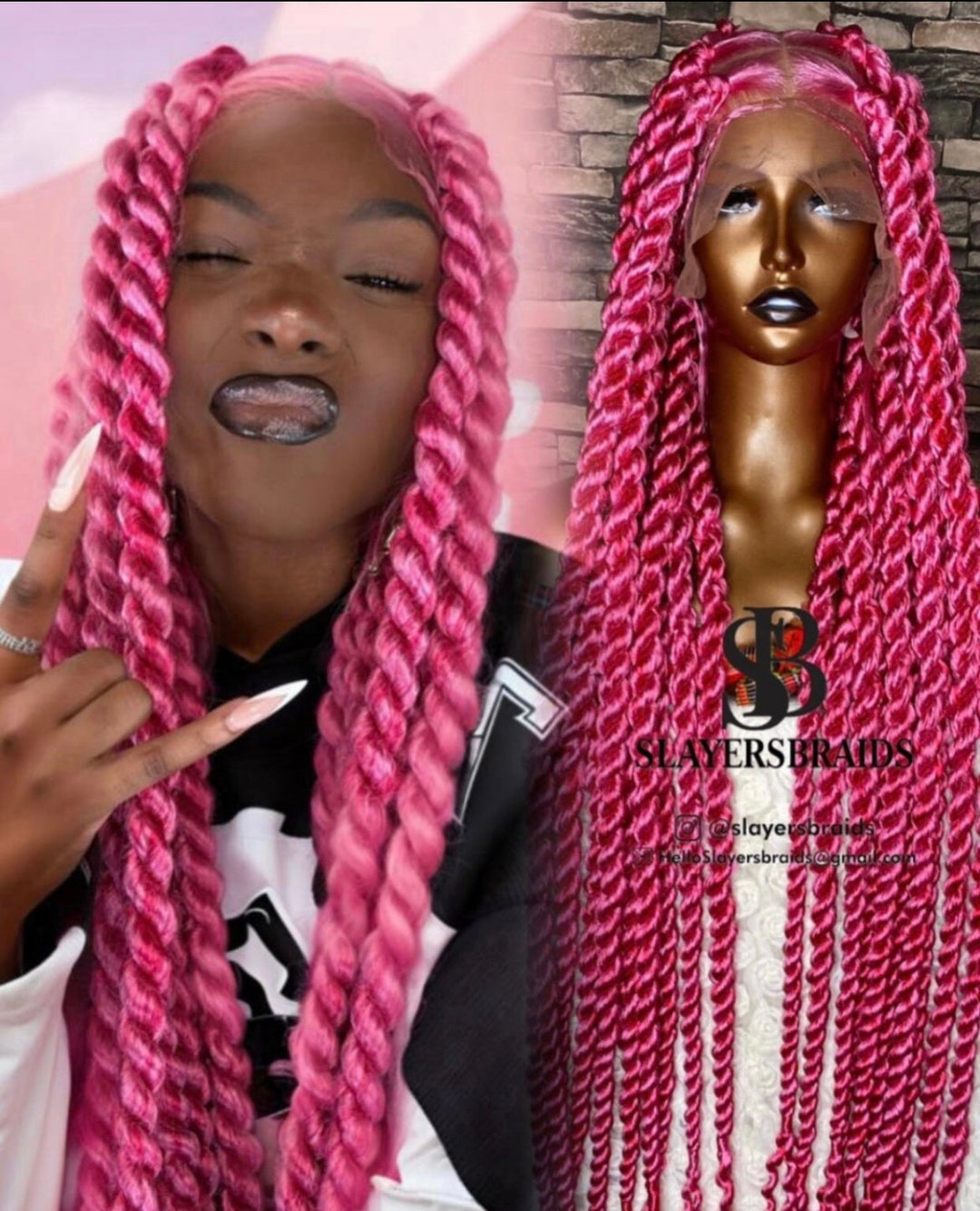 Senegalese Twist Protective Hairstyle -Tonia