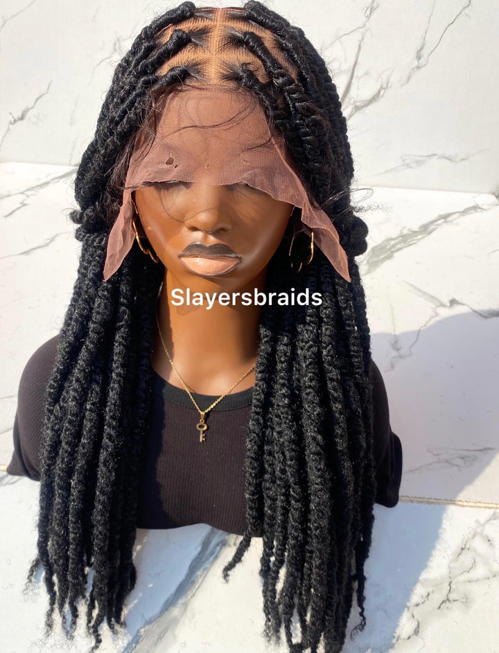 Marley Kinky Twist Dreadlock Wig -Baker