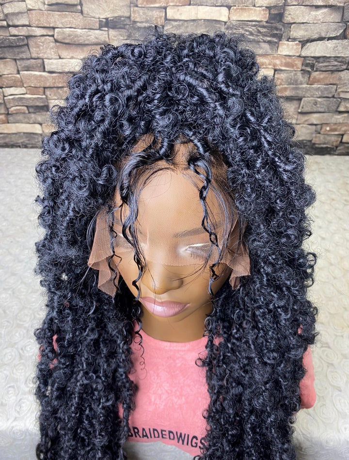 Glueless boholocs Natural Hairline Wig for black women -Leah Unit