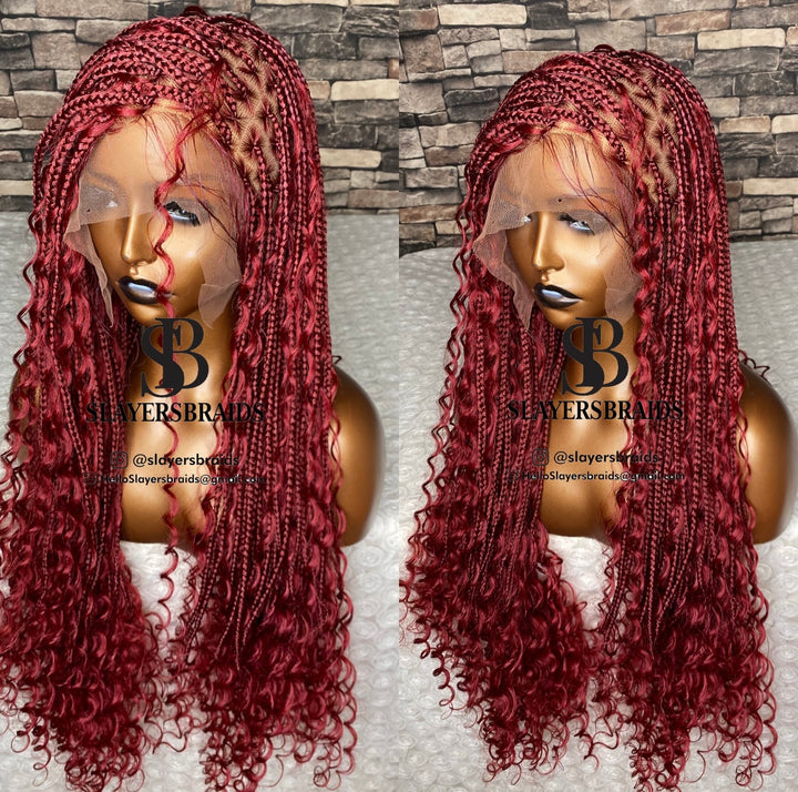 Boho Knotless Wig ,No Glue Install Braid, Beginner Friendly -Diana 