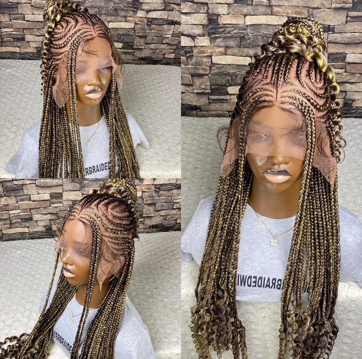 “Glueless Ginger wig for Black Women -Bosed