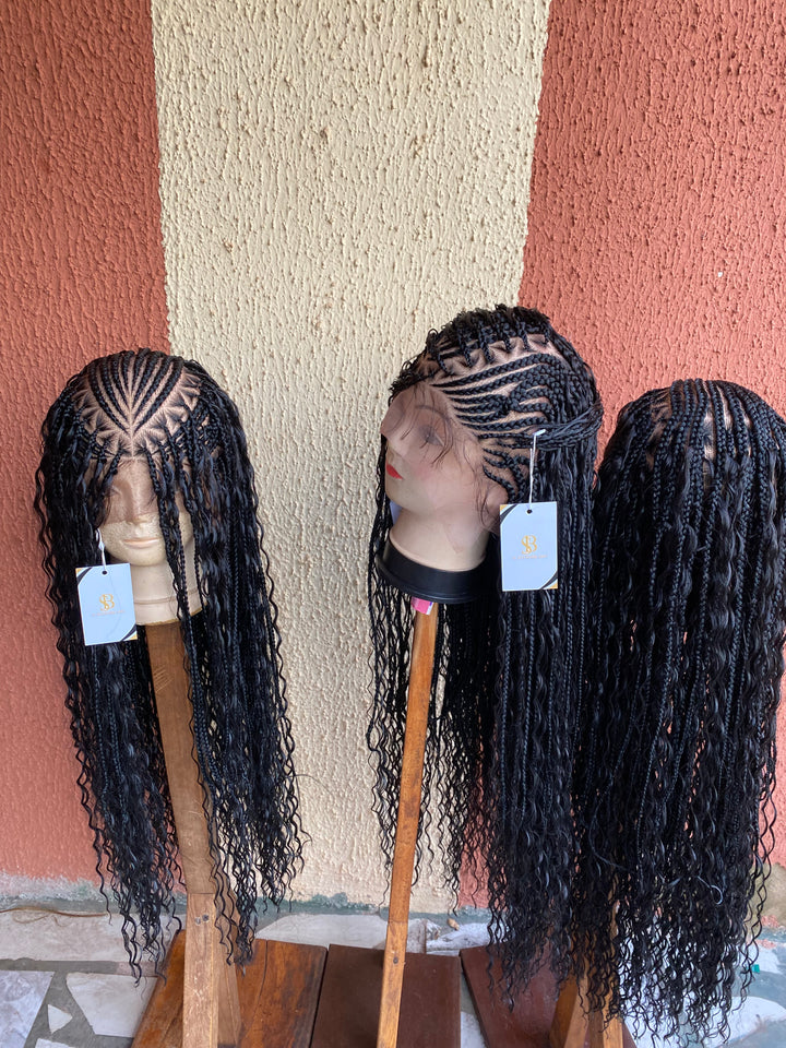 Flip Over Fulani BohoBraids Hairstyles For Black Women -Gina