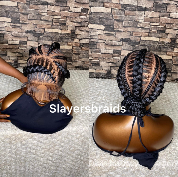 Luxury Cornrow Braided wig for Black women –Berkins Unit