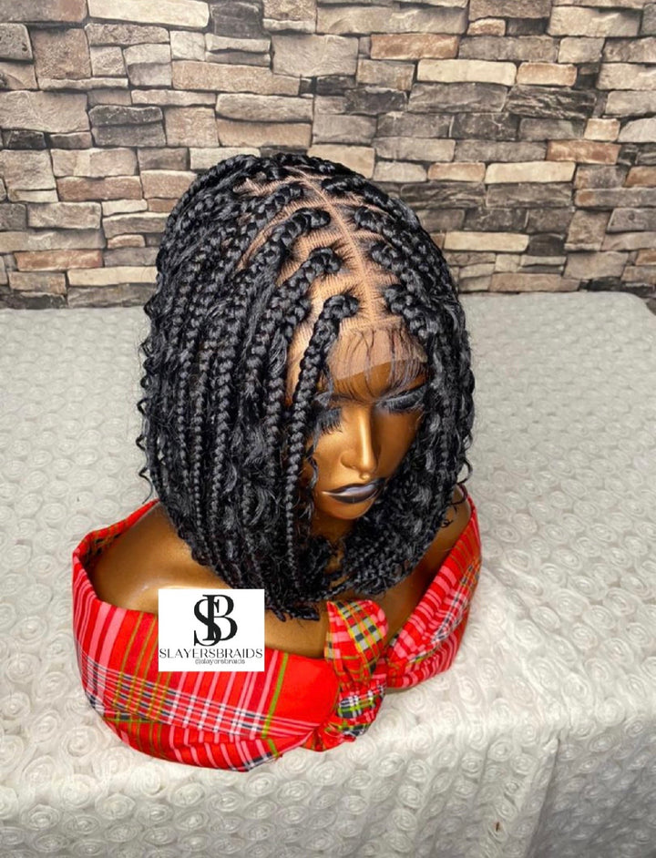 Fast Ship Boxbraid Bob Wig Luxury Hair -Tolu