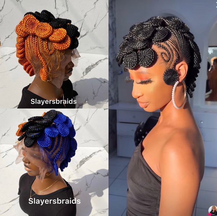 High quality Koroba Cornrow wig -Saide