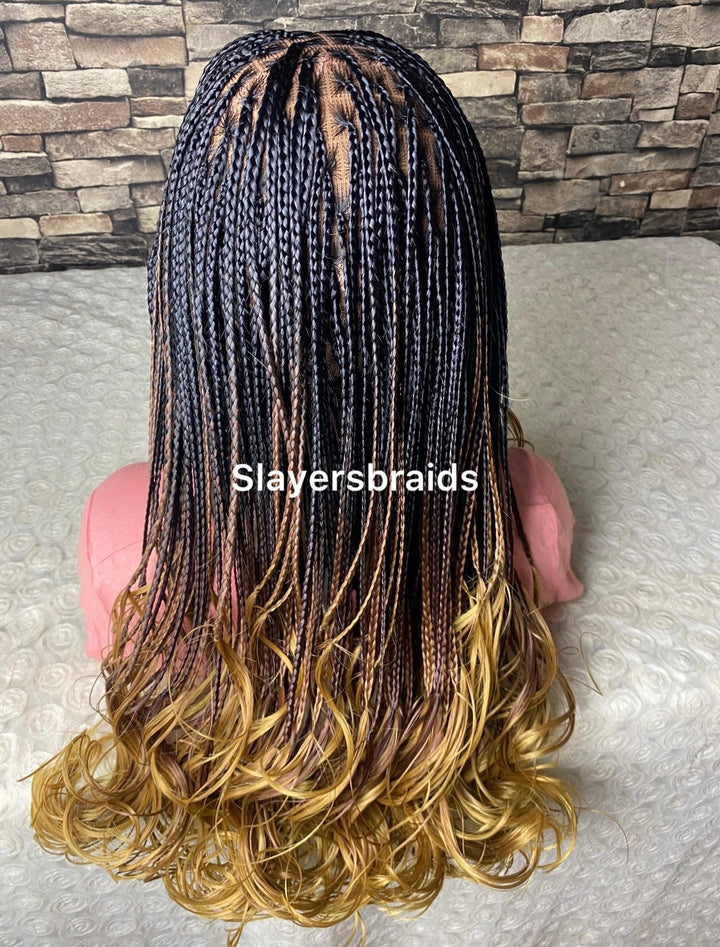 Italian Curls Ombre Knotless Wig - Debbie 