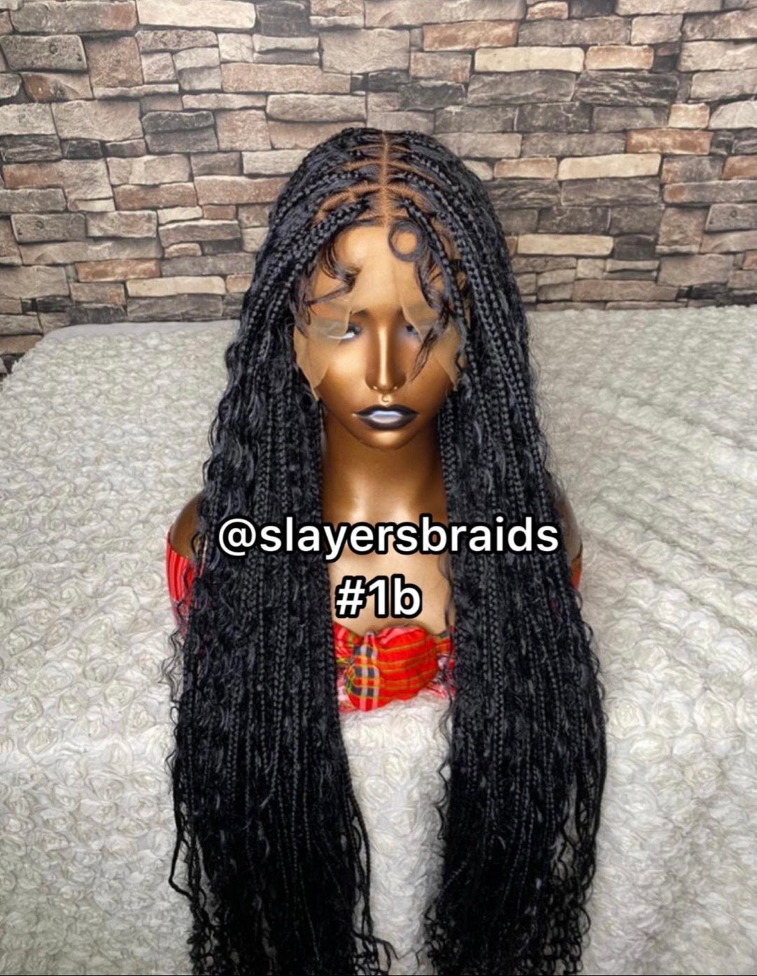 Boho Knotless Braids wigs for black women hairstyles -Diana