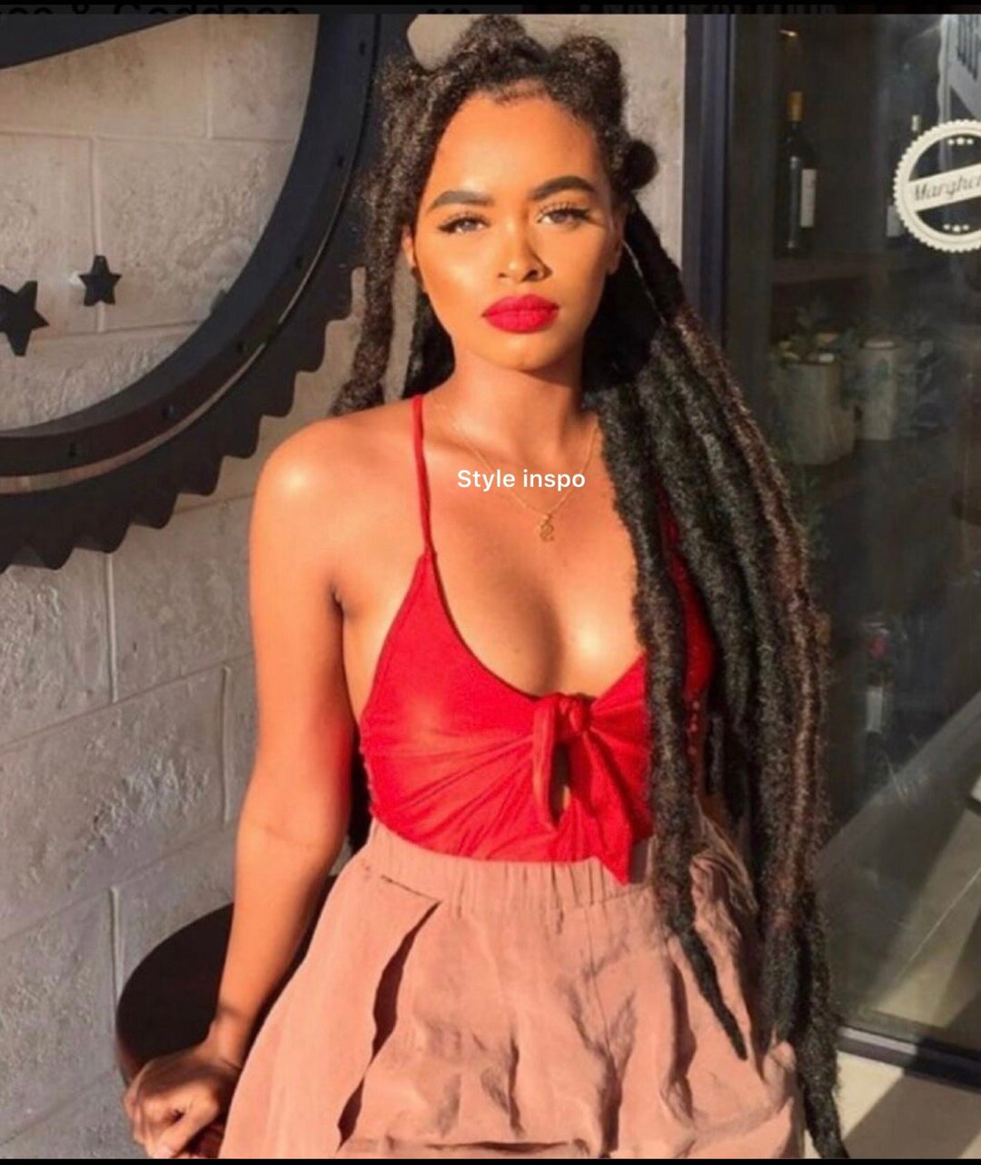 No Glue|No Stress|Natural look in minute Jumbo locs |Ship In US -Aliyah