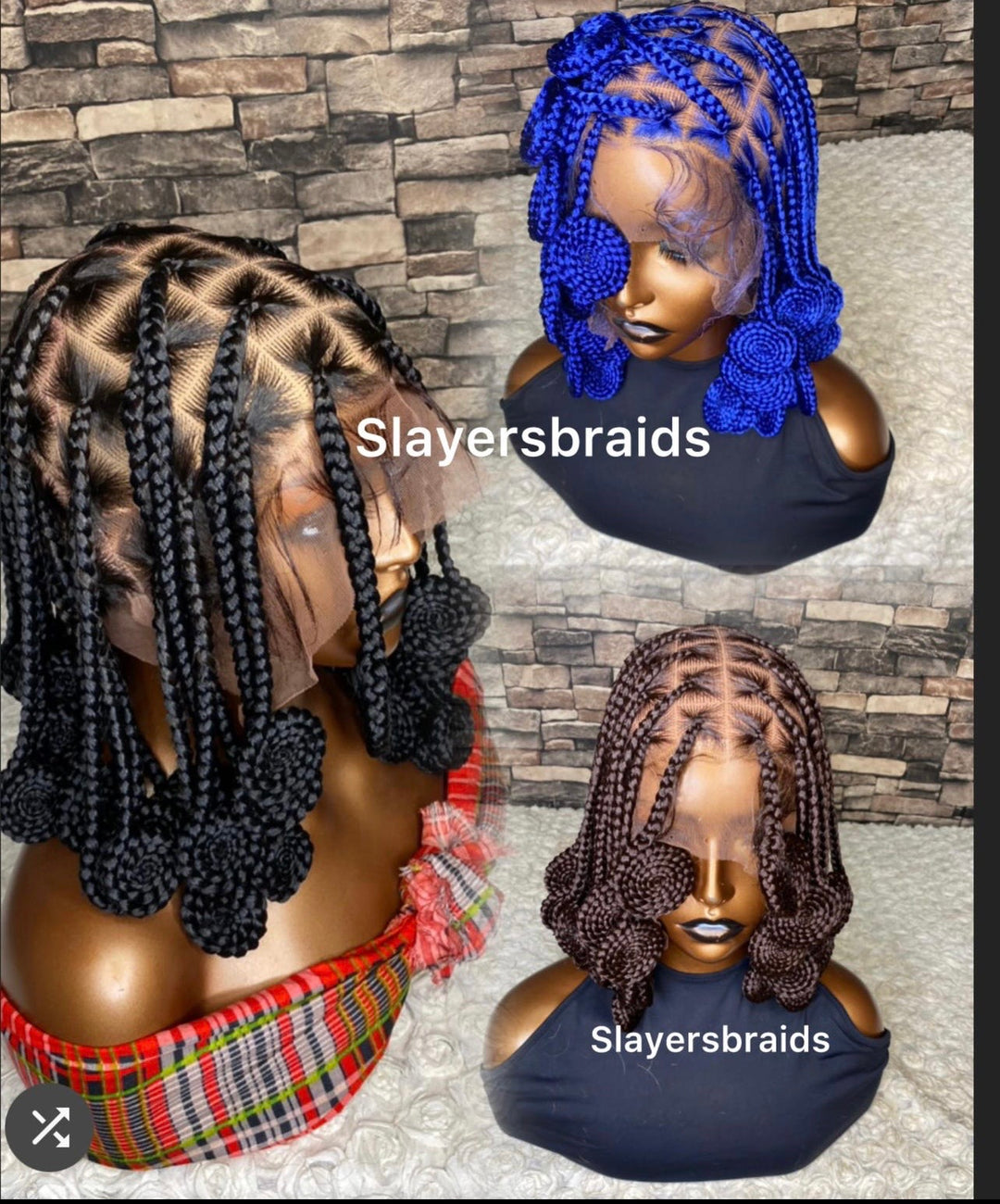 Koroba Knotless Glueless Braid Wig  -Bee