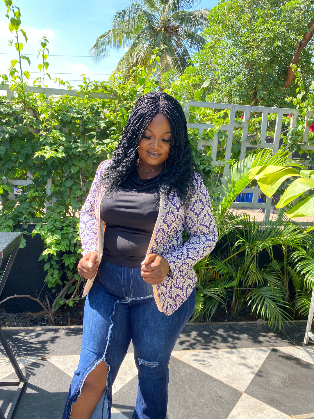 Fast Ship Center Part Braid For Black Women -Golda