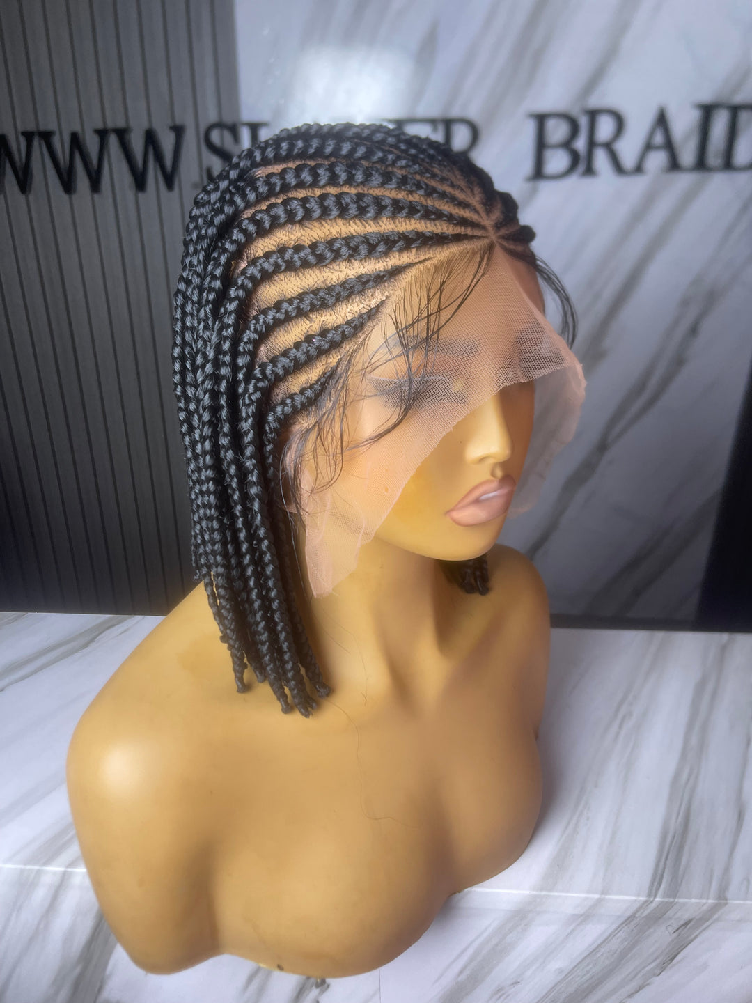 Cornrow Bob Wig For Black Women -Nia unit