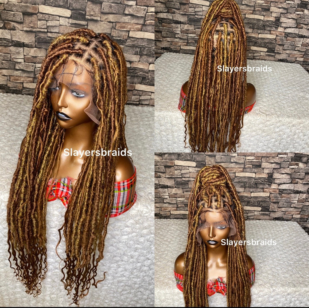 Handmade Goddess Faux Locs Wig| -Whokae