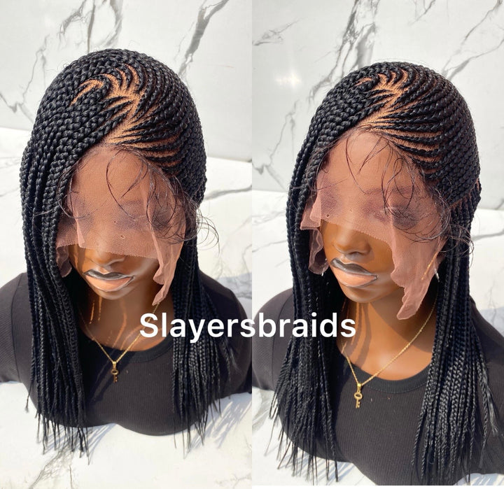 Free delivery Flawless cornrow wig -Juma