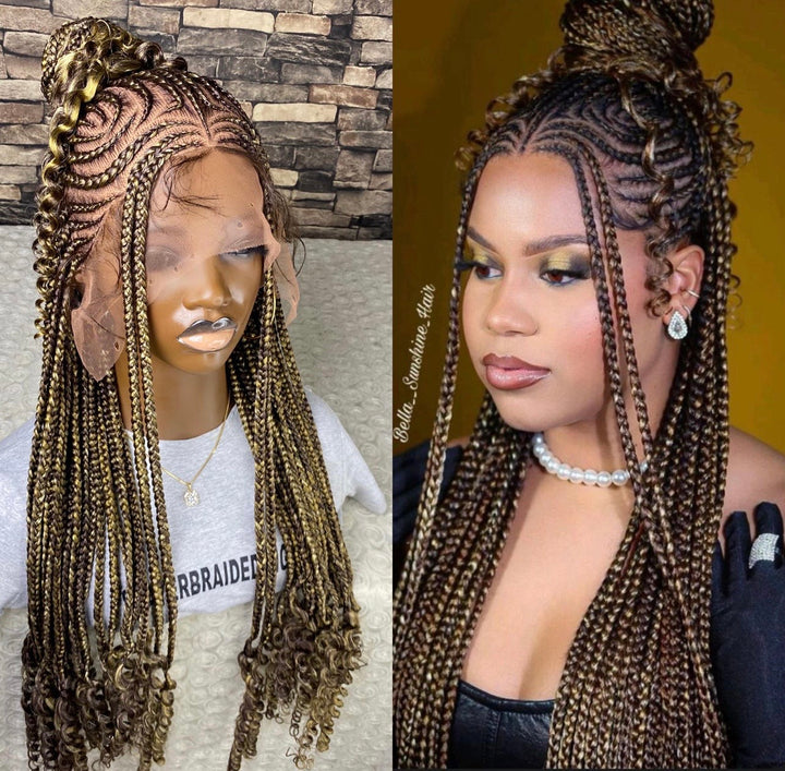 “Glueless Ginger wig for Black Women -Bosed