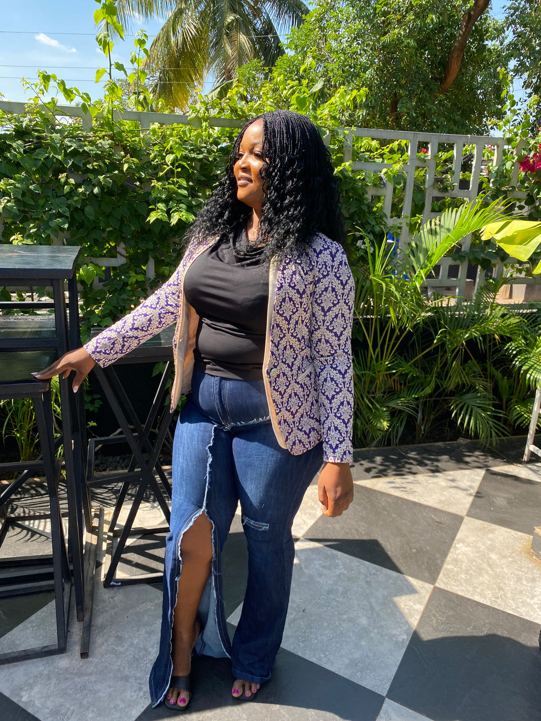 Fast Ship Center Part Braid For Black Women -Golda