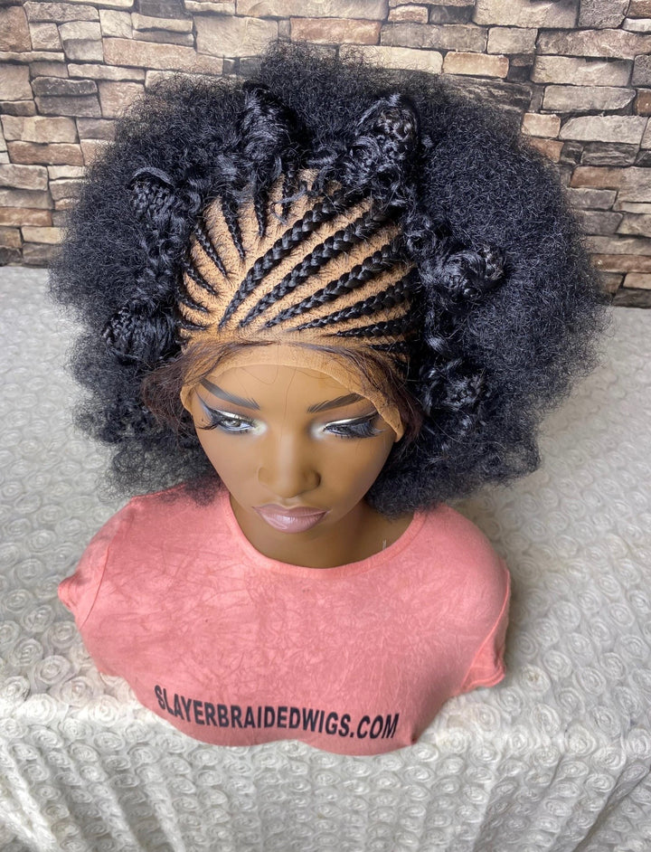 Afro Natural Scalp Wig, Perfect for Busy Women -Oley Unit