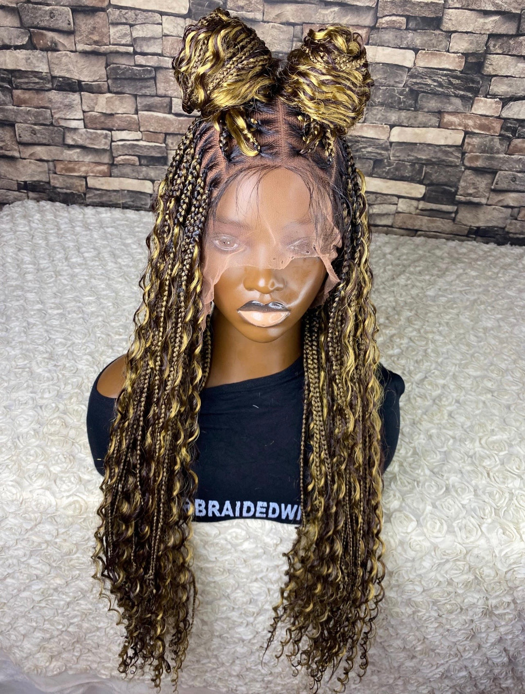 Glueless knotless Wig,BohoBraid Limited stock -Diana 33/27 mixed
