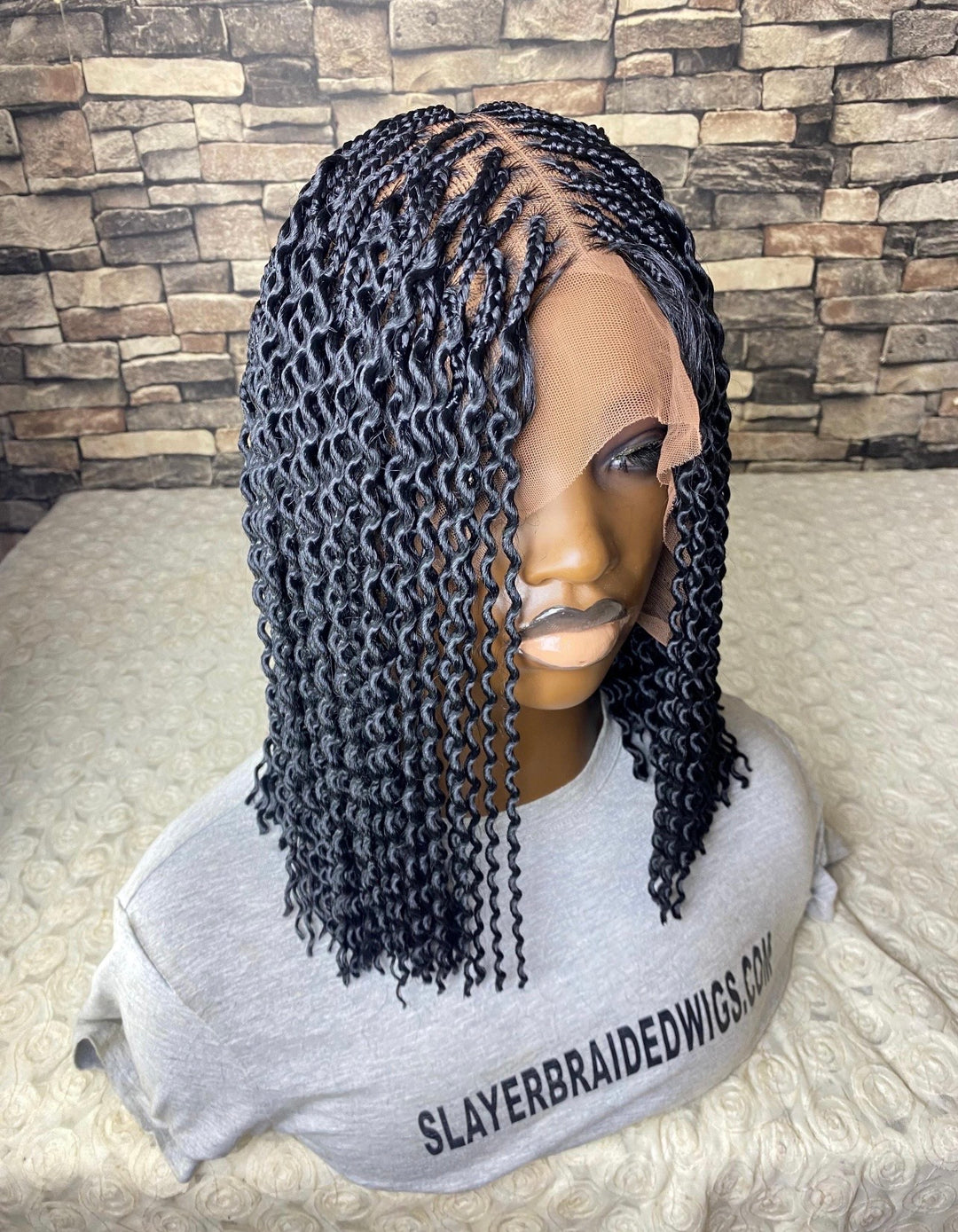 Pre styled Pick nd Drop Bob Twist Wig -Kayla Unit (black