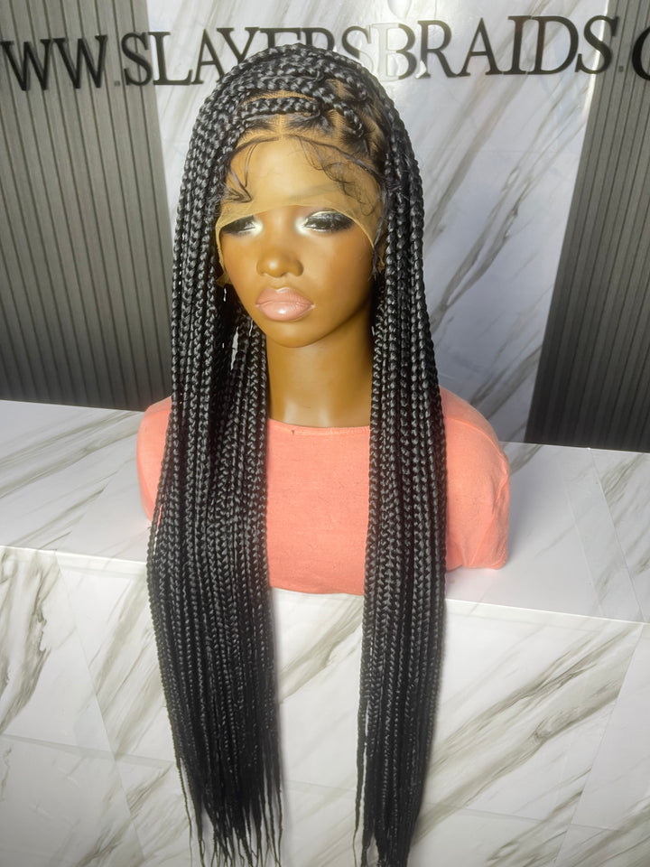Knotless Braided Wig Protective style -Zinny2