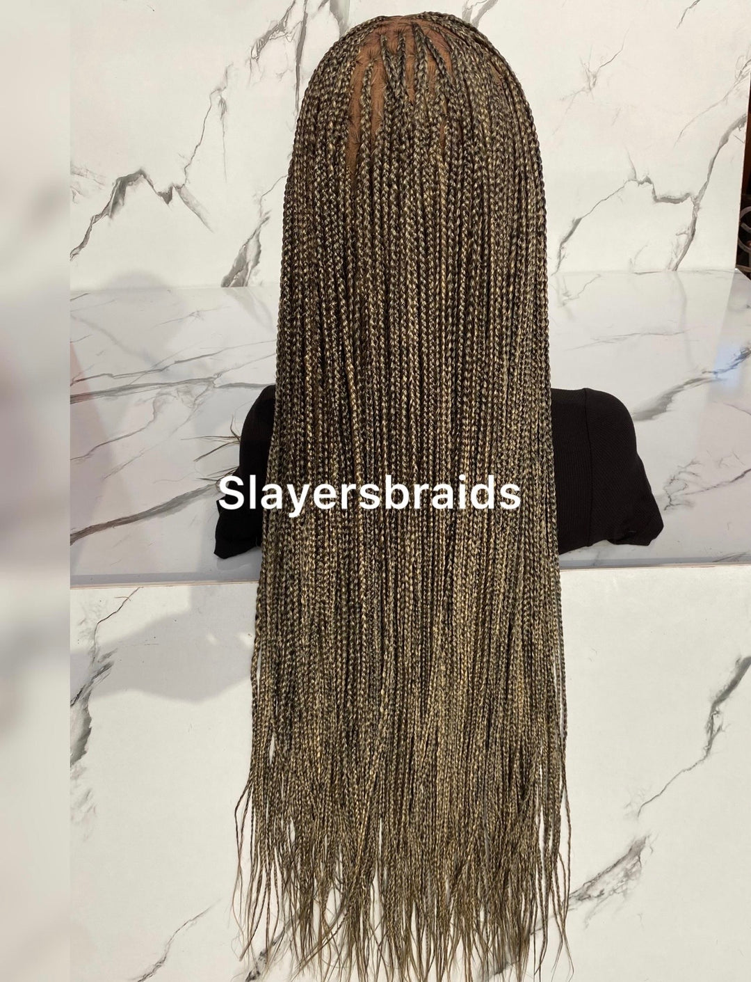 Ombré Knotless Wig Full Lace Senegalese Braids -Omeria