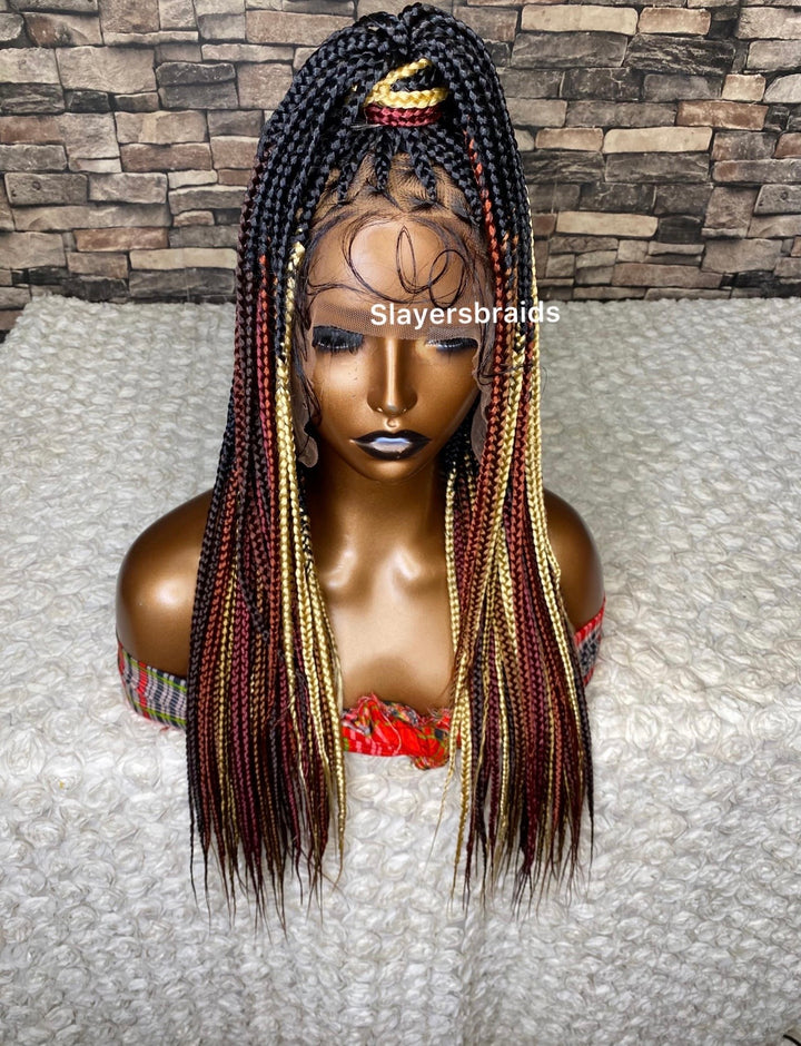 Knotless Braided Wig Protective style for black women -Shena