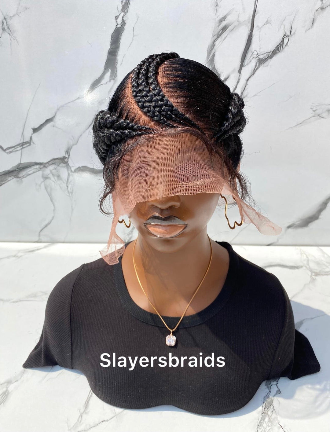 Cornrow Braidedwig for Black women- Molly