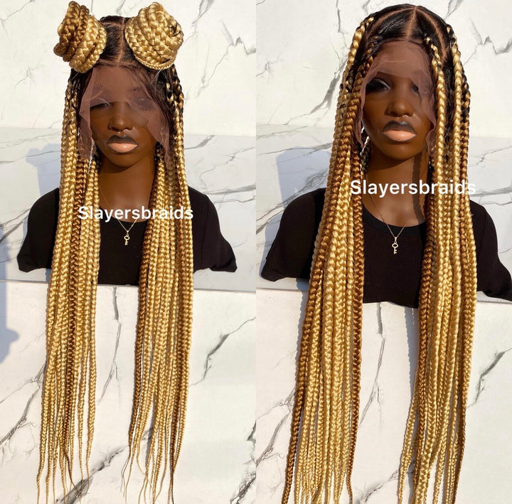 Jumbo Knotless Custom braided wig lightweight  -Maria