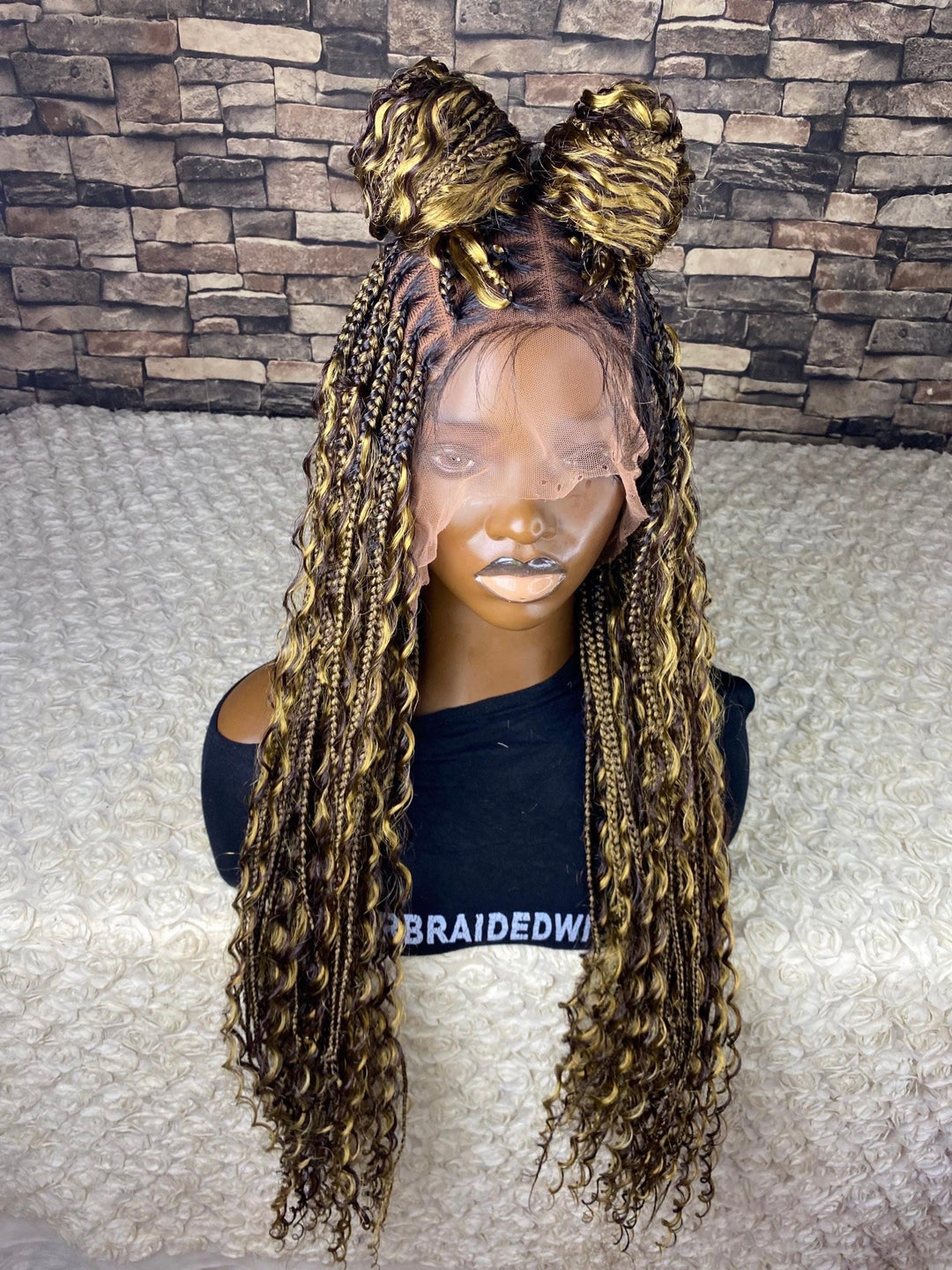 Glueless knotless Wig,BohoBraid Limited stock -Diana 33/27 mixed