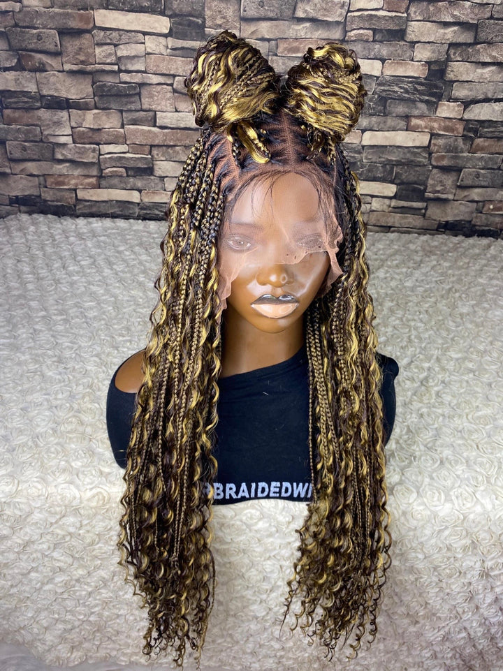 Glueless knotless Wig,BohoBraid Limited stock -Diana 33/27 mixed