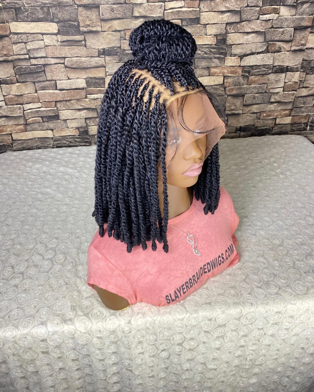 Knotless Braided Wig Kinky Twist Full Lace -Loren
