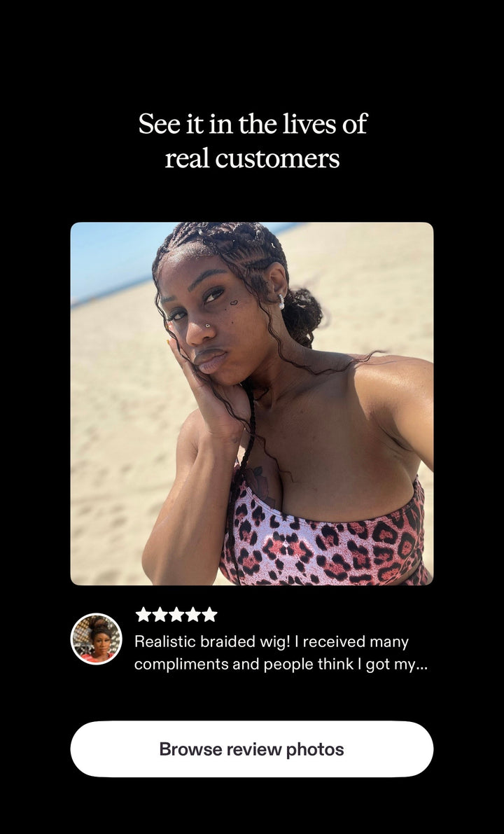 Trendy Stitch Cornrow Braids Wig for black Women