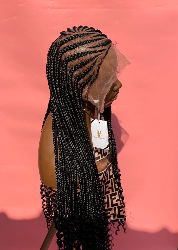 Fulani Cornrow Lemonade Braid -harida unit