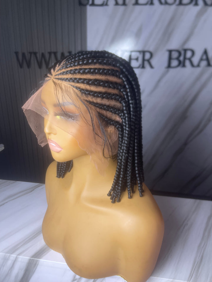 Cornrow Bob Wig For Black Women -Nia unit