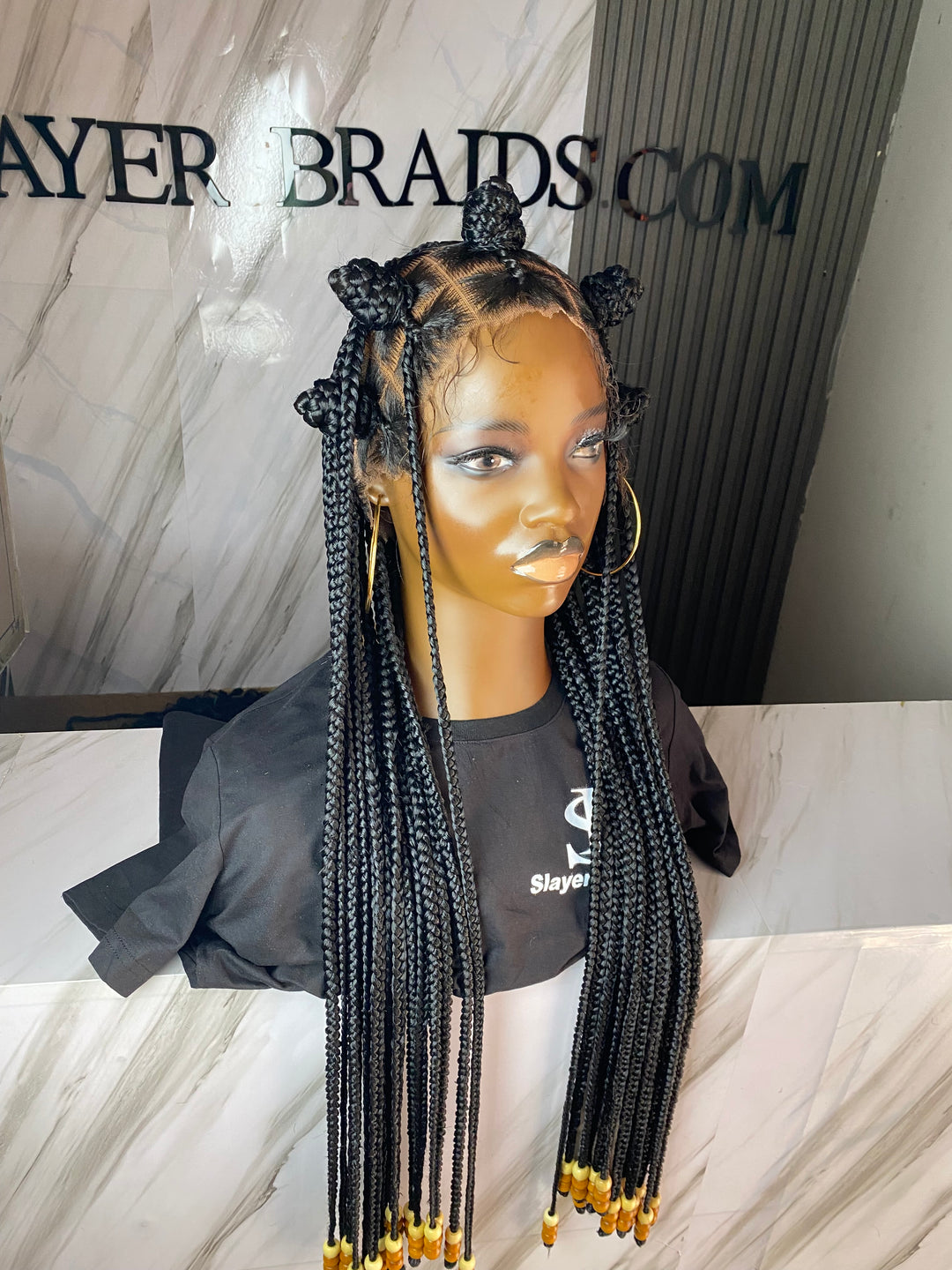 Full lace Knotless Wigs For Black Women: Dinma