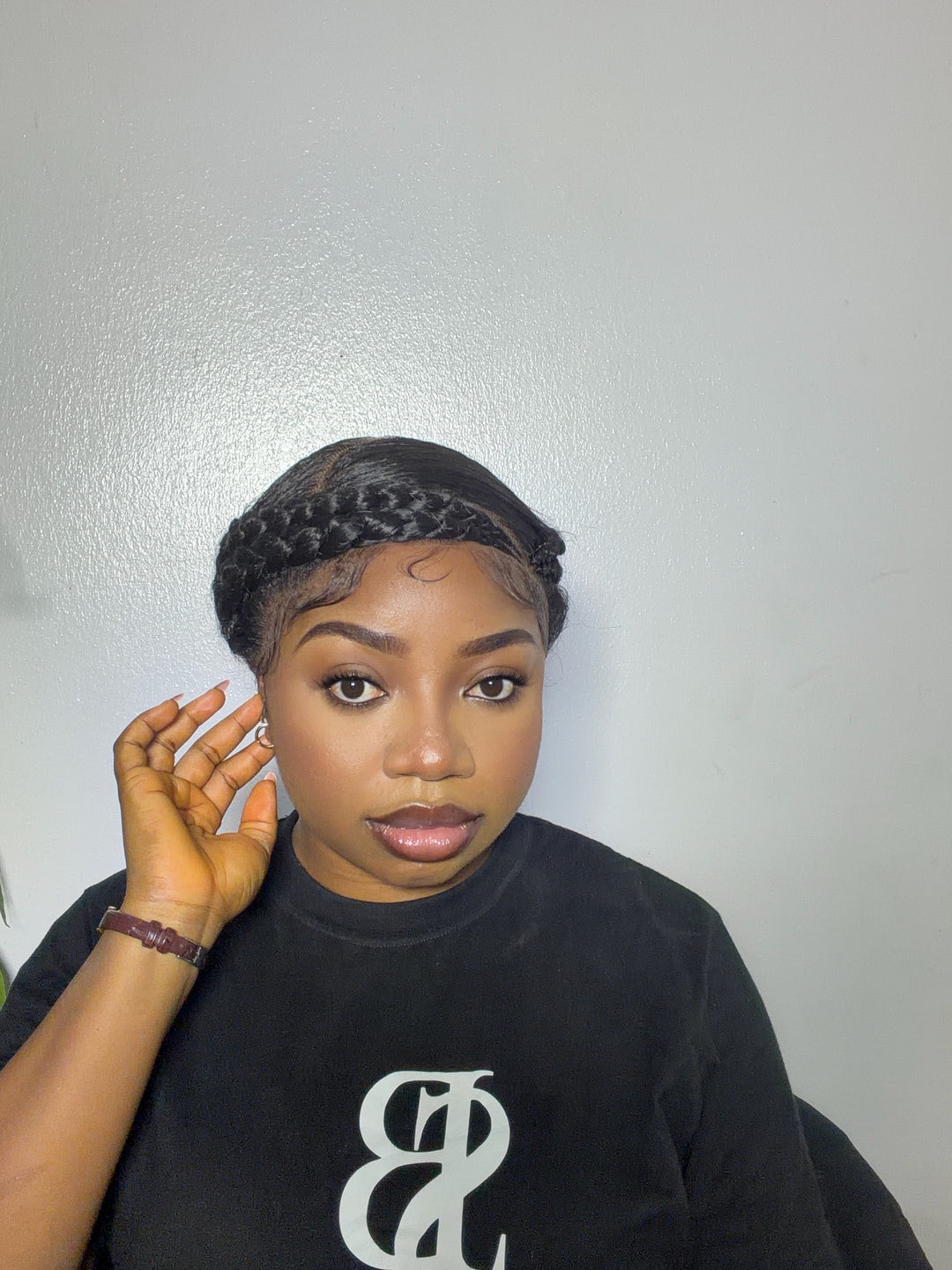Glueless Cornrow Wig For Black Women - Summer unit