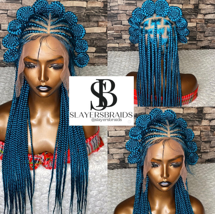 Ready To Ship Koroba Cornrow Knotless Braids Wig