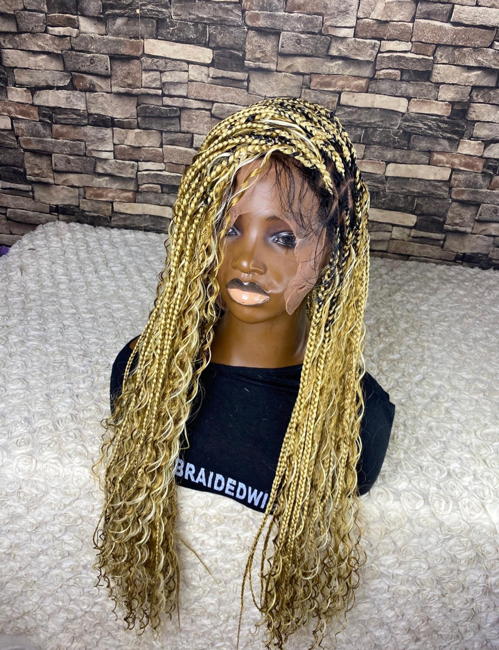“Easy Install Knotless wig for Black Women” Diana Unit 27/613 blonde