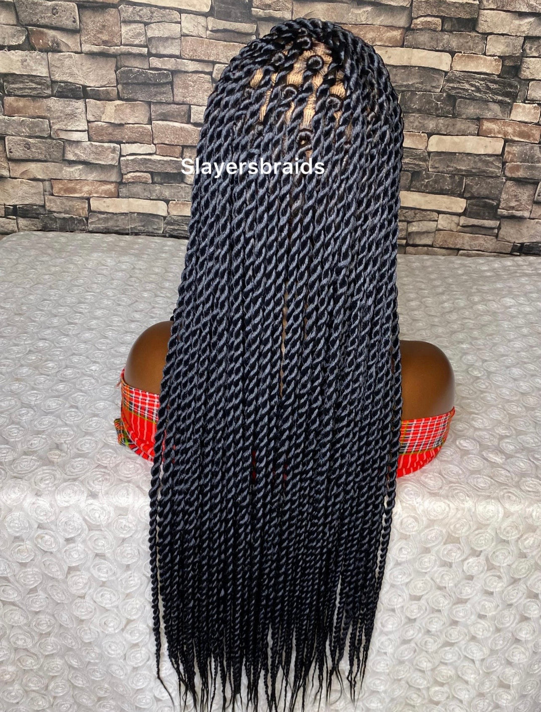 Glueless Senegalese Twist Braids Wig -Lisa unit