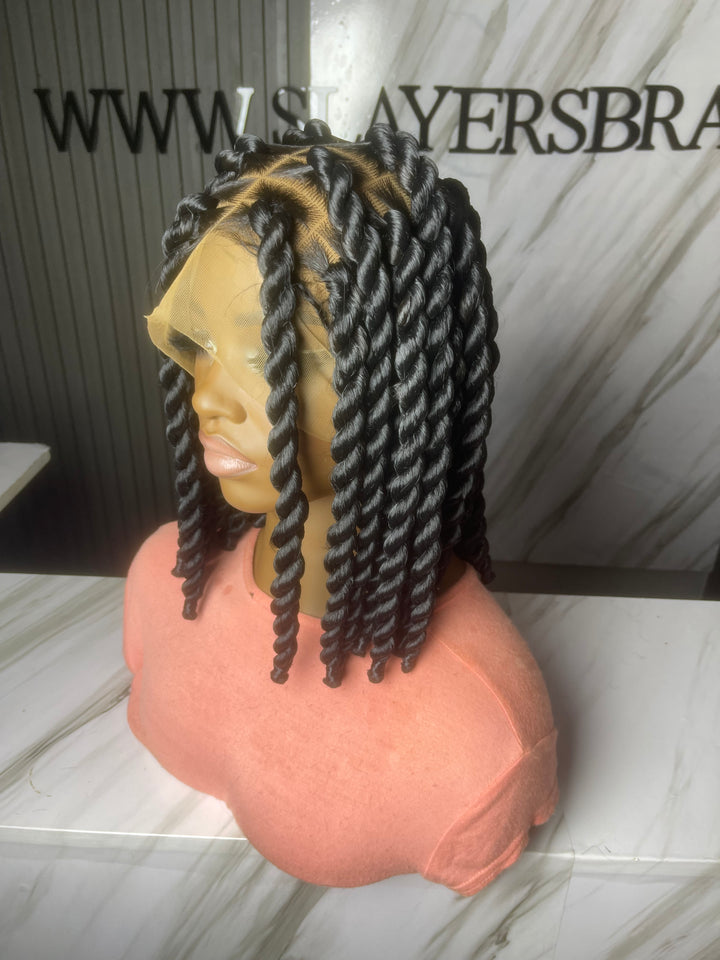 Twist Bob Wig For Black Women -Zitel unit