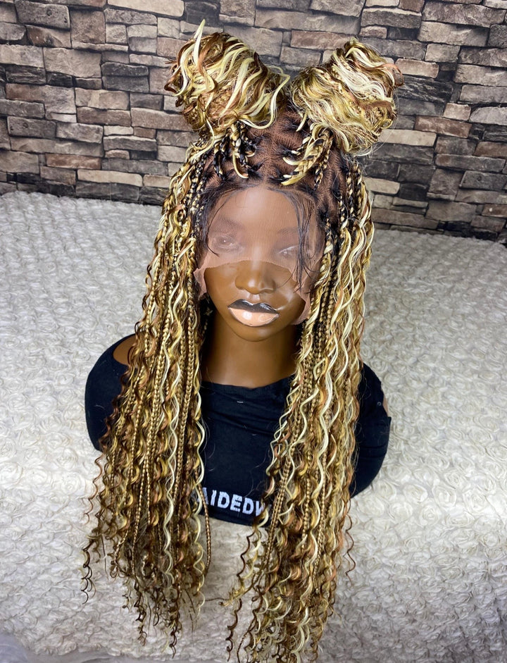 Boho Knotless Wig Goddess Braid -Diana 