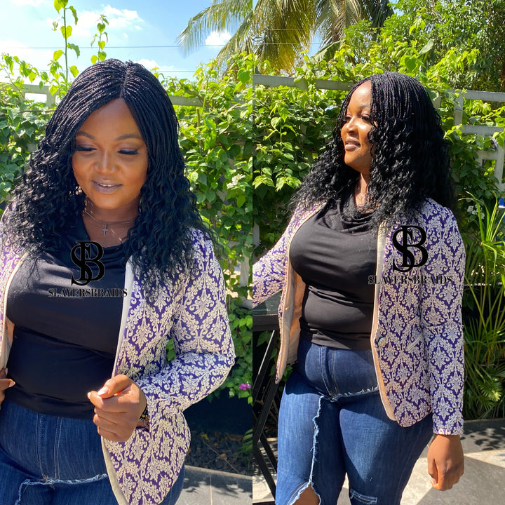 Fast Ship Center Part Braid For Black Women -Golda