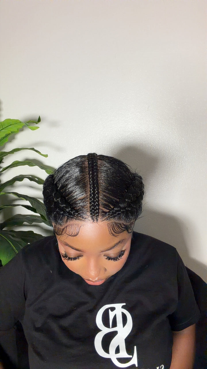 Ready to ship vacation hair Stitch cornrow style- Alena