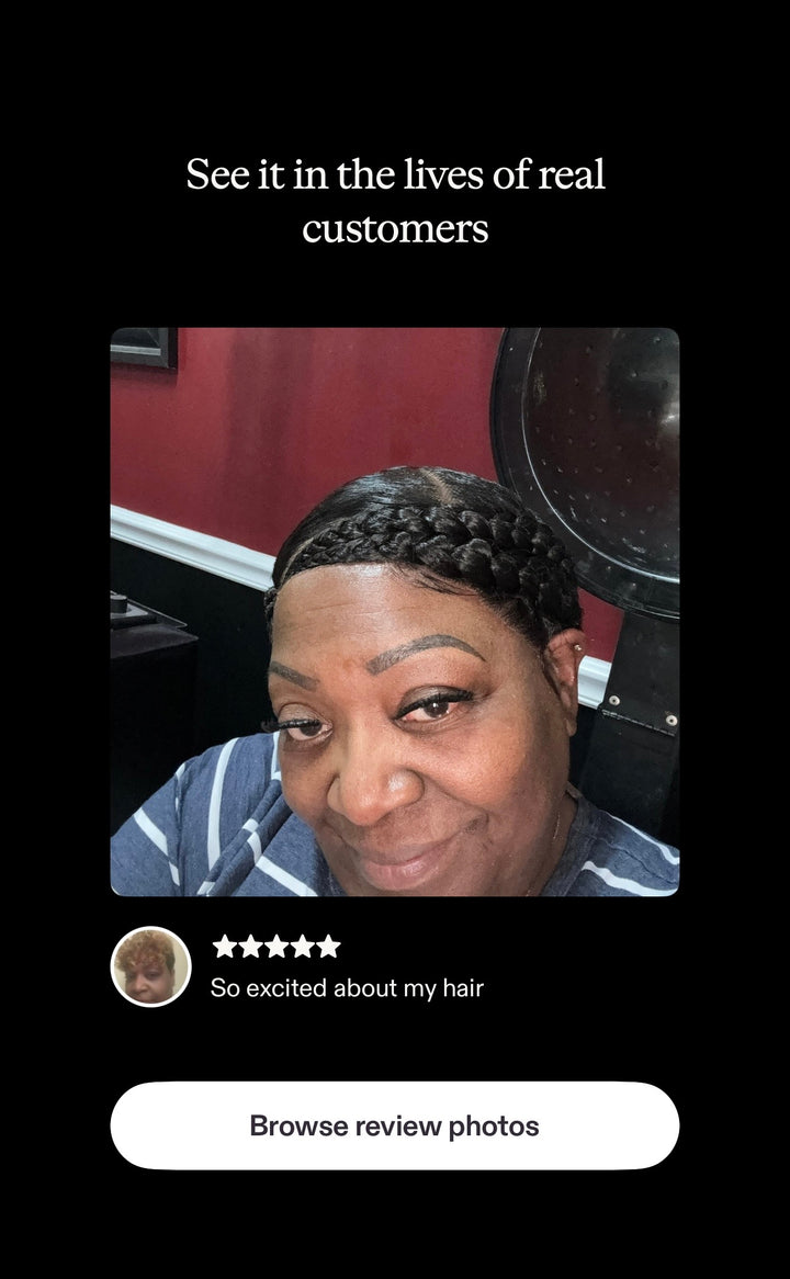 Natural Scalp, Beginner Friendly, Ready to Ship Cornrow Wig -Betty