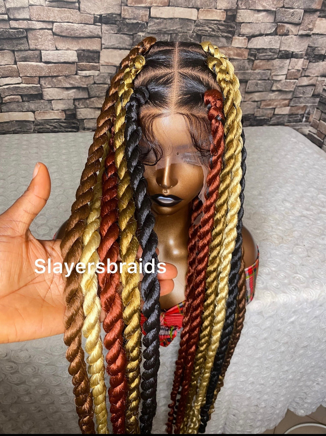 “Glueless knotless braid wig – beginner friendly - Nadgia Unit