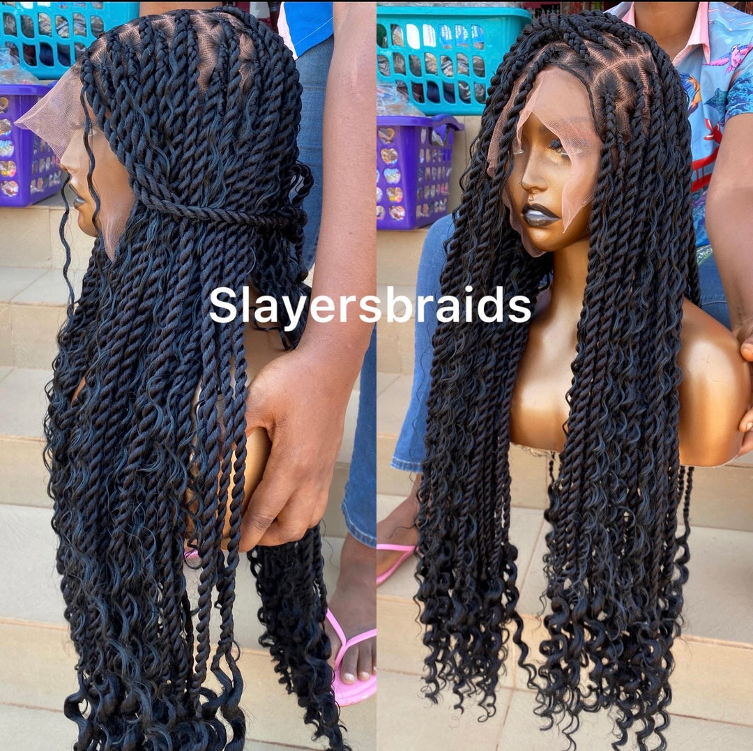 Knotless Twist Braid,Easy Install, Ships USA UK Australia” -Kara Unit