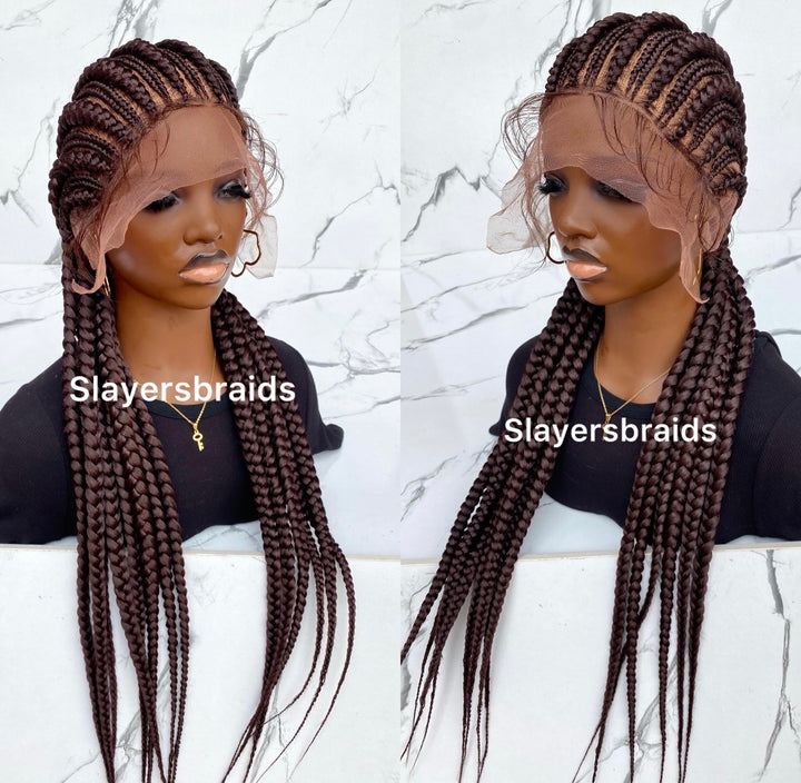 Allback wig –Glueless lightweight, Limited stock Braid -Koren 