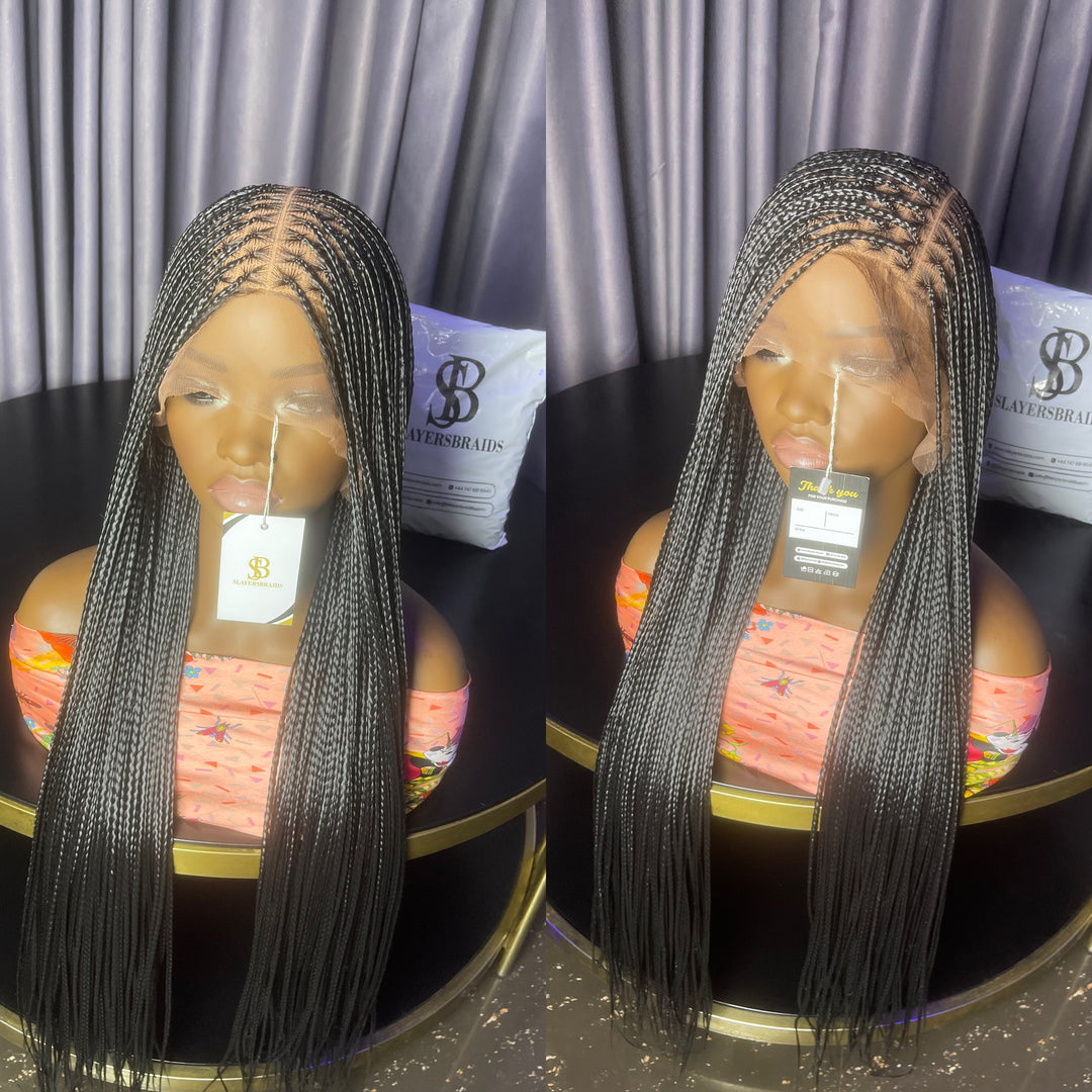 Knotless braided wigs for black women -Bora 