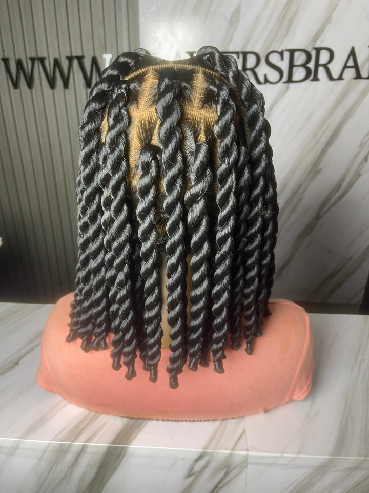 Twist Bob Wig For Black Women -Zitel unit