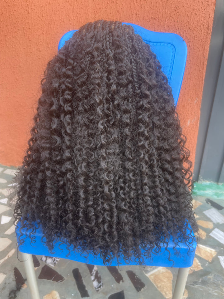 Protective style for black women, Lace front curly Wig -Sommy Unit