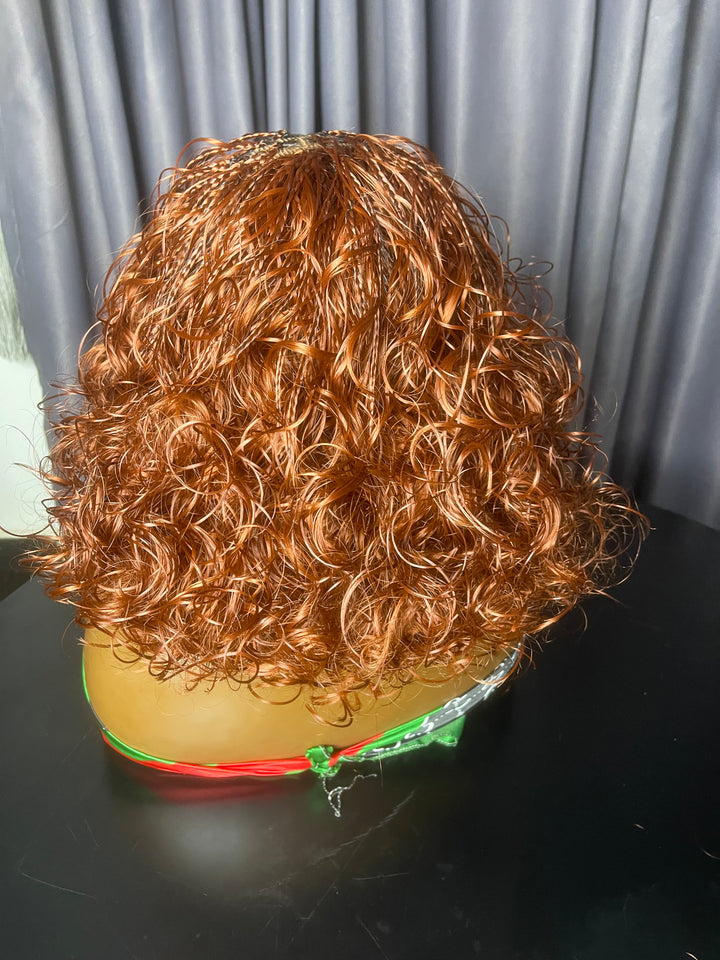 Boho Knotless French Curls Wig -Tushe unit 